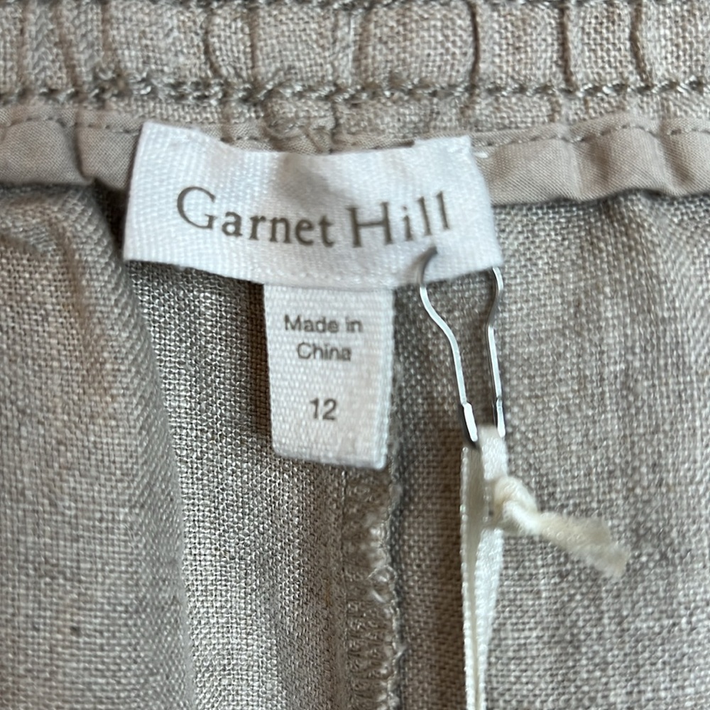 NWT! Garnet Hill Coastal Linen Shorts – 4" inseam - Picture 5 of 8